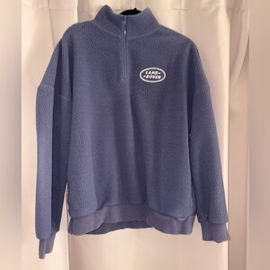 PacSun Land Rover Blue Fleece Pullover